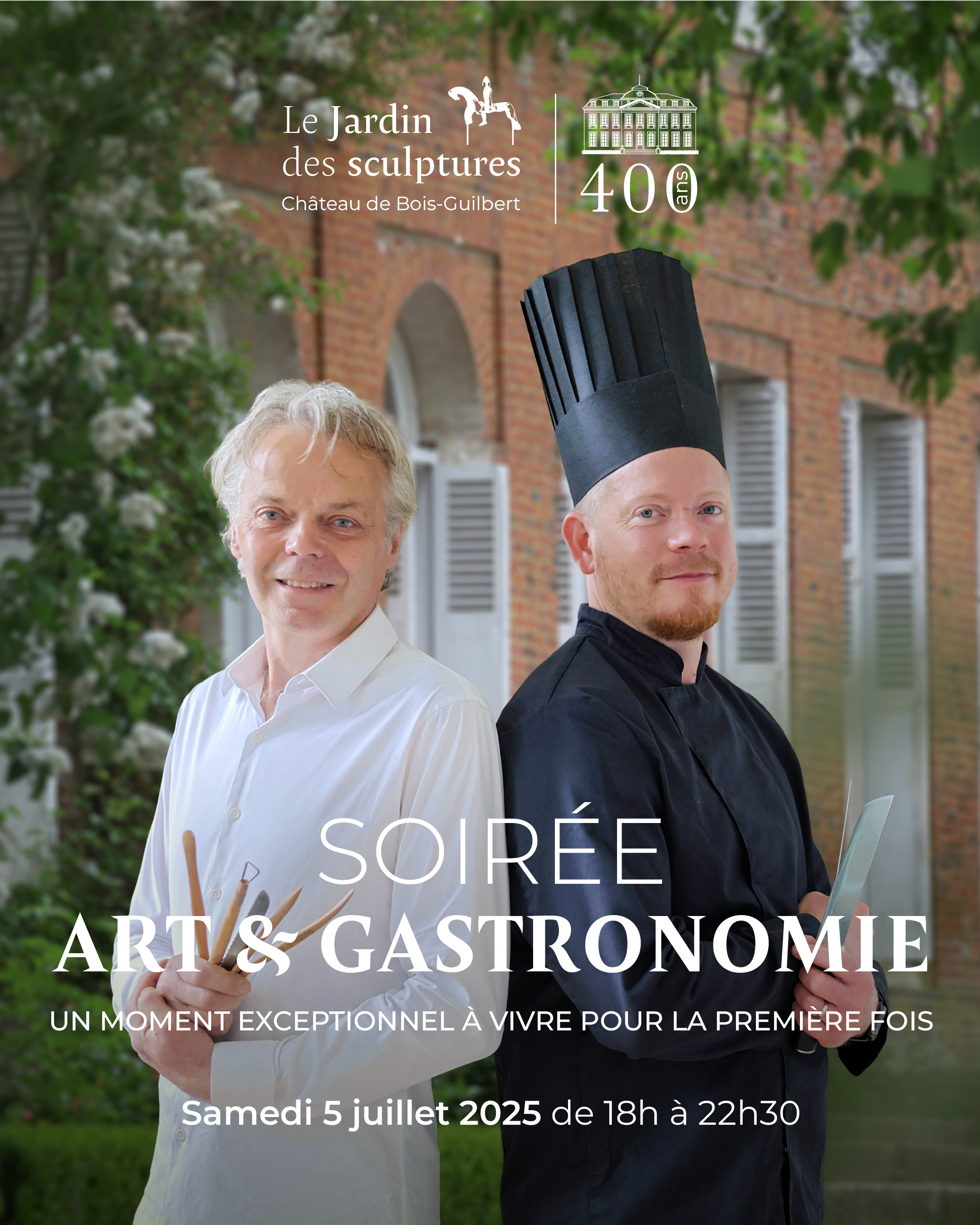ART AND GASTRONOMY DINNER AT THE CHÂTEAU