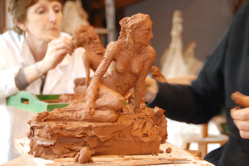 STAGE DE MODELAGE AVEC MODELE, OU STAGE DE TAILLE DE PIERRE, TOUS LES MOIS
