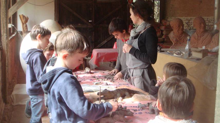 Atelier modelage pour les familles