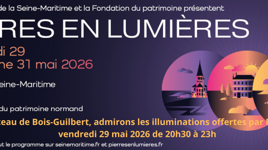 Pierres en lumières, Illuminations au Château vendredi 29 mai de 20h30 à 23h